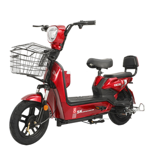 Bicicleta Eléctrica con Marco de Acero, Neumático de 14 Pulgadas, Motor Trasero sin Escobillas de 48V, Asistencia al Pedaleo, Batería de Plomo-Ácido de 15AH/13AH, Sensor, Doble Suspensión, para Adultos - Product Image 3