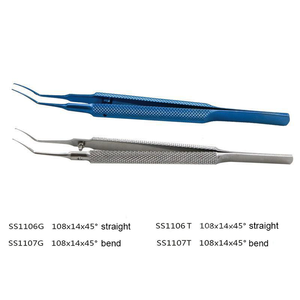 คีมปากเล็กไมโครแคปซูลเฮกซิสที่มีร่องกันลื่นเครื่องมือผ่าตัดขนาดเล็กมุมฉากที่45 ° - Product Image 4