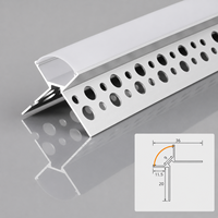 Profilé en aluminium 6063 pour bande LED encastrée – Approvisionnement direct usine pour la décoration intérieure de plafonds d'hôtels, bureaux et maisons