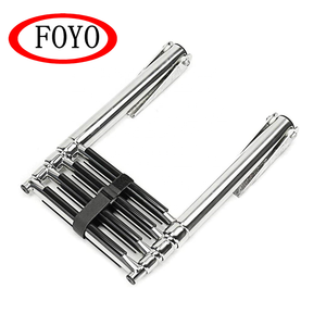 FOYO — fabricants de marque en acier inoxydable, <span class=keywords><strong>4</strong></span> <span class=keywords><strong>marches</strong></span>, sur plateforme, échelle télescopique pour bateau et <span class=keywords><strong>piscine</strong></span>, prix d'usine - Product Image 1