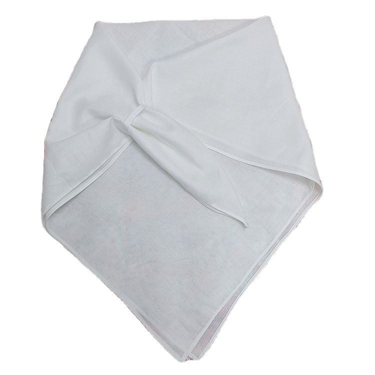 Индивидуальный 100% Чистый хлопок 54*54 см однотонный квадратный шарф для рисования