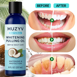 OEM dầu dừa kéo nước súc miệng răng tự nhiên làm trắng hơi thở tươi rượu miễn phí Fluoride - Product Image 3