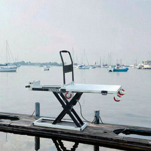 Mobiele Hydraulische Elektrische Opheffende Dieplader Vrachtwagen Draagbare Opslagplatform Gietijzeren Kleine Trolleykar - Product Image 2