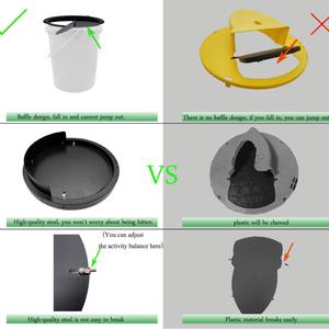 Trampa para Ratones de Hierro Sólido, Impermeable y Ecológica con Barrera Elevada Anti-Escape para el Control de Roedores, Requiere un Bidón de Agua de 5 Galones - Product Image 5