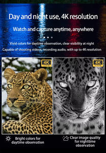 Jumelles de vision nocturne numériques infrarouges 4K en gros, HD, multifonctionnelles pour l'observation des oiseaux et la chasse, grand écran visuel - Product Image 5