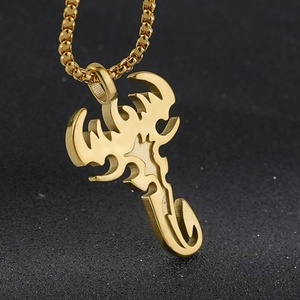 Colgante Personalizado de Acero Inoxidable con Diseño de Escorpión para Unisex, Ideal para Fiestas, Regalo con Símbolo Animal, Amuleto Religioso Cristiano, Joyería Hecha a Mano - Product Image 2