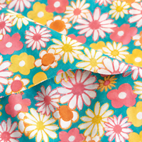 Kain Katun Lawn 100S Grosir, Lembut, Bernapas, Ringan, Kain Katun Cetak Kustom, Tekstil 58gsm