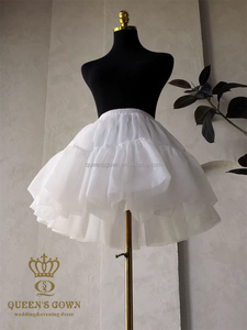 QUEENSGOWN <span class=keywords><strong>Jupon</strong></span> miniature 100% polyester sans armature en <span class=keywords><strong>tulle</strong></span> moelleux <span class=keywords><strong>blanc</strong></span> 45cm - Product Image 3