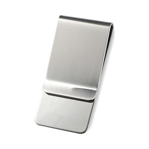 कस्टम खाली स्टेनलेस स्टील धातु कार्बन फाइबर मनी क्लिप/धातु फोल्डिंग मनी क्लिप/सस्ता अद्वितीय मनी क्लिप - Product Image 2