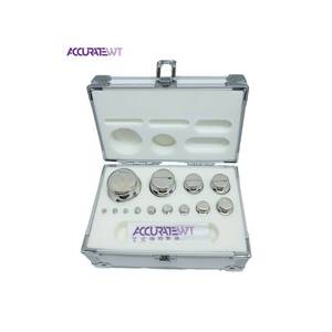 OIML F2 1g-500g 1g-1kg Ensemble de poids d'essai Poids de cylindre en acier inoxydable M1 pour l'étalonnage des balances d'équilibre - Product Image 2