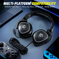 Casque de jeu, écouteurs de sport, lumière monocolore, étanche IPX-5, commande tactile, faible latence, pour ordinateur PC