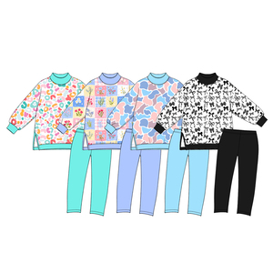 Legging de sport personnalisé pour petites filles, motif léopard, en soie de lait douce, style Aqua Legging, pour le yoga et le tennis, collection boutique, vente en gros, tendance - Product Image 6