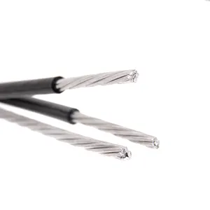 חוט זרוק שירות 600V 2/0awg 3/0awg חוטי כבלים עיליים קווי חלוקה משניים עם חוט ניטרלי