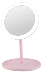 Роскошное светодиодное зеркало Косметика maquiagem оптовая продажа косметическое зеркало с подносом espejo con luz тщеславие зеркало для макияжа