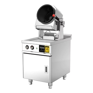 <span class=keywords><strong>Robot</strong></span> de cuisine automatique rotatif pour restaurant, machine à frire le riz, wok, équipement de cuisson rotatif - Product Image 4