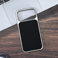 Nouvelle Coque de Téléphone Magnétique Antichoc et Anti-chute avec Design Électroplaqué pour iPhone 18 17 Pro Max 17 Pro 17 Air