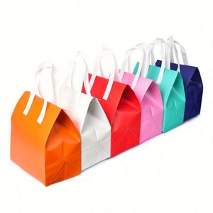 Bolsa Térmica para Entrega de Alimentos con Logotipo Personalizado, Portátil, Desechable, Refrigerante, de Color, Aislante del Calor, No Tejida - Product Image 1