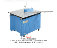 Machine de découpe d'angle à guillotine mobile pour cadres photo, moteur 1,5 kW 220 V Taisheng 110*75*70 cm