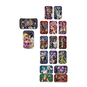 กล่องสุ่มสะสมตราโลหะรูปหัวใจแบบกลิตเตอร์คู่ ซีรีส์ <span class=keywords><strong>1</strong></span> ของอนิเมะ JooJoosed <span class=keywords><strong>Bizarre</strong></span> จำนวน 18 กล่อง ขายส่ง - Product Image 4