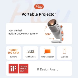 Proyector Portátil <span class=keywords><strong>XGIMI</strong></span> Play 6 <span class=keywords><strong>Mini</strong></span> 1080P con 600CVIA, Batería Integrada, WiFi, MEMC, Sistema Operativo Android 11 para Cine en Casa - Product Image 5