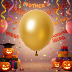 Globo de Látex Metálico Dorado M29, Decoración para Fiestas del Día de la Madre, Graduación, Halloween, Cumpleaños, Eventos, Uso para Adultos - Product Image 2