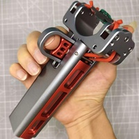 Ketapel Otomatis Paduan Aluminium CNC Presisi Tinggi Model Baru Tembakan Beruntun Khusus Dewasa Kompetisi Luar Ruangan Daya Tinggi