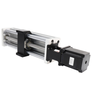 Motor lineal <span class=keywords><strong>Hanpose</strong></span> Mesa deslizante Cnc Motor de tornillo de bola Nama23 HPA90 100mm <span class=keywords><strong>23HS5628</strong></span> guía deslizante lineal - Product Image 4