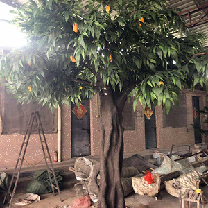 Árbol de <span class=keywords><strong>Mango</strong></span> Artificial de 4M 5M con Hojas Anti-UV, Decoración de Interiores y Exteriores, Suministro de Fábrica - Product Image 5