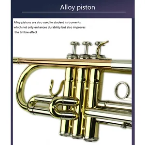 Trumpet Playing Instrument Beginner Bb Professional Band Trumpet Brass Instrument Phosphor Copper