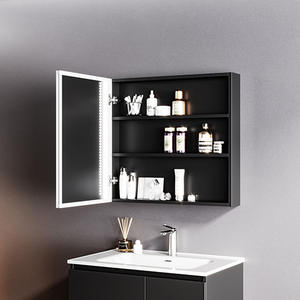 Mueble de Baño de Aluminio con Diseño de Panal de Abeja, Espejo Inteligente con Sensor de Radar, Lavabo Integrado de Cerámica Resistente a Altas Temperaturas - Product Image 5