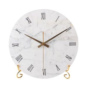 <span class=keywords><strong>Design</strong></span> moderne Artistique Marbre Horloges Murales De Salon Suspendu Noir <span class=keywords><strong>Horloge</strong></span> Murale En Marbre - Product Image 3