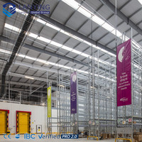 Almacén de Acero Prefabricado de Montaje Rápido, Edificio de Almacenamiento Industrial, Estructura Metálica Prediseñada, Directo de Fábrica