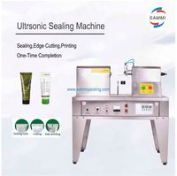 Machine de scellage de tubes semi-automatique à ultrasons Rick Cosmetics pour les lignes de production d'emballages cosmétiques et de détergents
