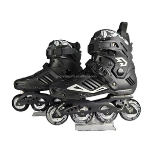 2025 vente en gros clignotant 4 roues sûr chaussures à roulettes agressives professionnel Slalom Freestyle vitesse en ligne <span class=keywords><strong>patin</strong></span> à roulettes en ligne - Product Image 5