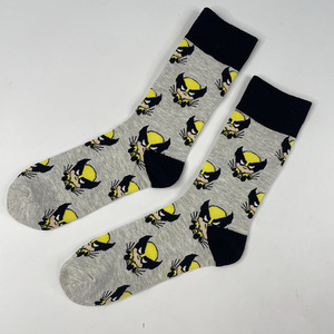 WZ-423 Calcetines de Algodón con Diseño de Anime de Héroes de Spider-Man, <span class=keywords><strong>Hulk</strong></span> y Iron Man para Parejas - Product Image 6