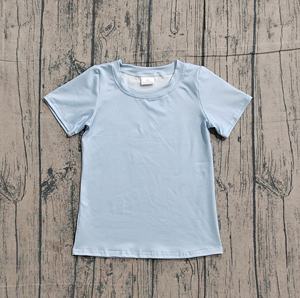 BT1251 Camiseta de Manga Corta para Bebé Niño con Estampado de Bombas Azules, Ropa de Verano - Product Image 1