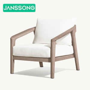 Ensemble de meubles d'extérieur en teck moderne de luxe pour hôtel, complexe hôtelier, villa, cour et parc - Product Image 6