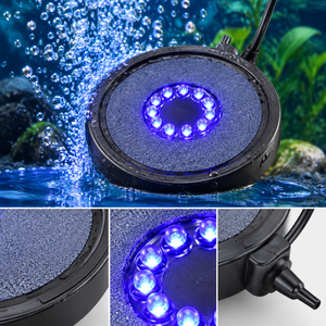Lámpara <span class=keywords><strong>LED</strong></span> Sumergible para <span class=keywords><strong>Acuario</strong></span> con Burbujas, USB, Piedra de Oxígeno, con Cambio de Color en Goma - Product Image 4