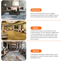 Tapis de casino QIANQIAO, tapis en nylon tufté imprimé sur mesure, tapis mural pour hôtel, lieux de divertissement, tapis commercial pour sols