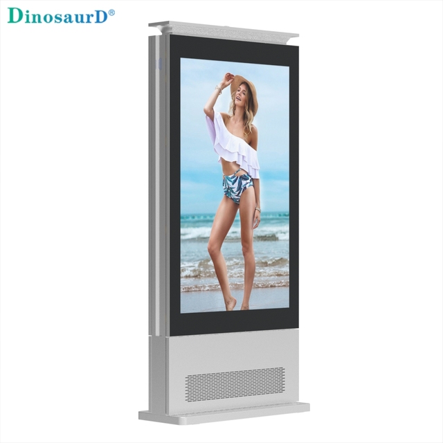 High Brightness Waterproof IP65 Full Color HD Commercial Signage Billboard P2.5 Floor Stand Advertising LED Display