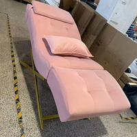Camillas de Masaje de Alta Calidad para Salón de Belleza, Camilla Curva para Pestañas, Cama de Belleza