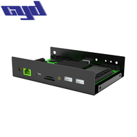 Diseño de Fabricación de Cajas de Chapa Metálica, Carcasa Negra Industrial para Electrónica, Chasis de Servidor de Montaje en Rack de 19 Pulgadas y 3U