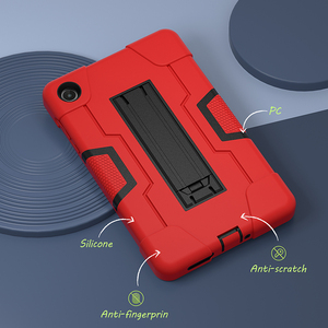 Funda de silicona resistente para Lenovo Tab <span class=keywords><strong>M8</strong></span> 4.ª generación 2023 TB-300FU TB-300XU, diseño de robot, con soporte integrado en la parte posterior - Product Image 4