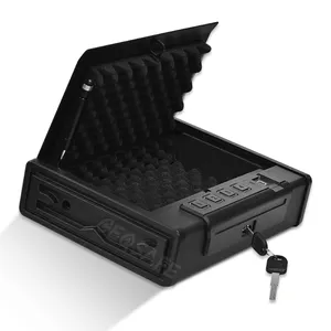 Tủ sắt đựng súng CEQSAFE bán chạy, nhỏ gọn, khóa vân tay sinh trắc học, có cổng cấp nguồn khẩn cấp loại C - Product Image 6