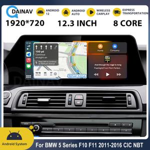 Autoradio 12,3 pouces pour BMW Série 5 F10 F11 2011-2016 CIC NBT Android 13 Écran tactile GPS Navigation Stéréo Lecteur multimédia - Product Image 2