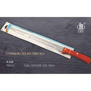 Couteau à jambon en métal de 36 cm avec manche en plastique durable - Product Image 1