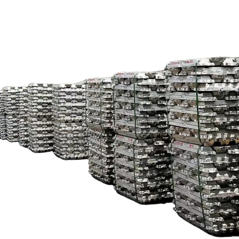 Wholesale Exporter Aluminium Alloy Zinc Ingot Aluminum Ingot 99.9% Aluminium Alloy Ingot