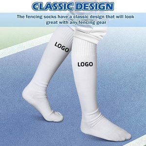 Accessoires d'<span class=keywords><strong>escrime</strong></span> <span class=keywords><strong>Chaussettes</strong></span> d'<span class=keywords><strong>escrime</strong></span> hautes et longues en coton pour enfants et adultes pour feuille de sabre d'épée - Product Image 6