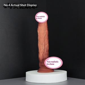 10.04 inç Ultra Gerçekçi Yapay Penis Kadınlar için Yetişkin Kadın Oyuncağı Sıvı Silikon Penis Kadın Mastürbatörü - Product Image 6