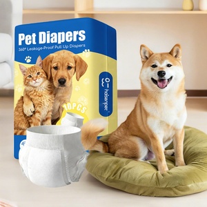 Usine OEM ODM, Vente en Gros, Super Absorbant, Trou de queue 360 °   Couches jetables anti-fuites pour animaux de compagnie - Product Image 1